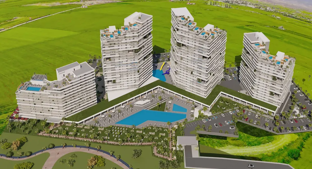 Döveç Querencia, Apartment-Resort mit Poollandschaft
